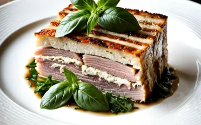 Terrine mixte au cognac et basilic - recette facile et gourmande