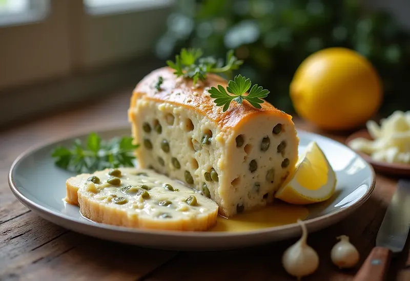 Terrine raffinée de Saint-Jacques au poivre vert