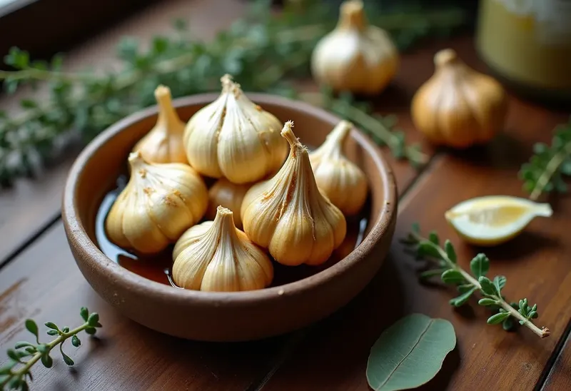 Têtes d'ail confites maison : recette facile et savoureuse