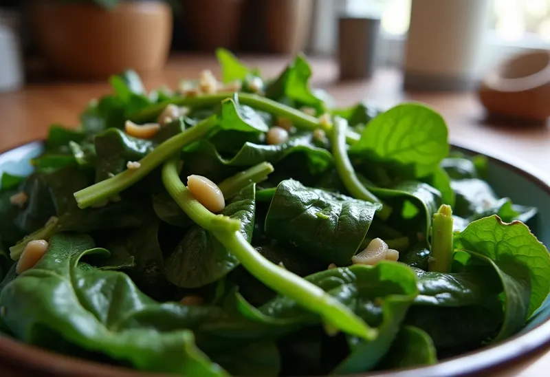 Tétragone sautée au jus parfumé