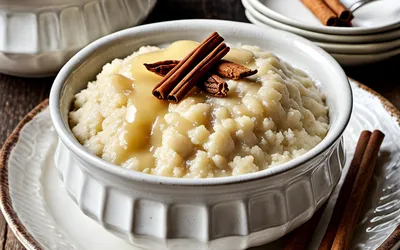 Photo de Recette traditionnelle de Teurgoule normande au riz et cannelle du Pays d'Auge