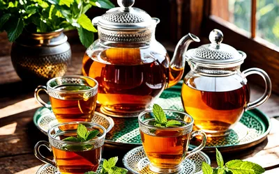 Recette authentique de thé à la menthe marocain traditionnel