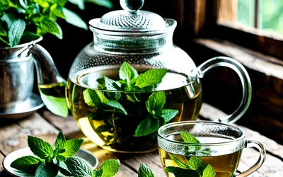 Recette facile de thé à la menthe marocain traditionnel - boisson rafraîchissante