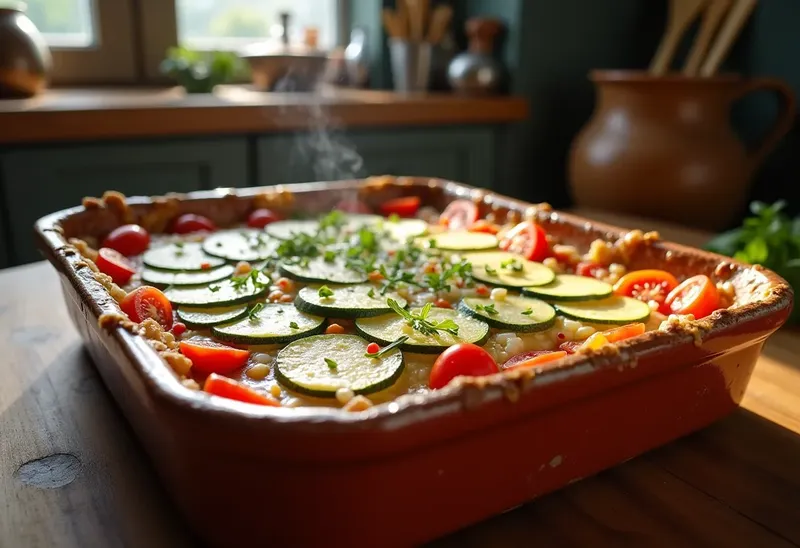 Tian de courgettes gratiné : recette facile et savoureuse
