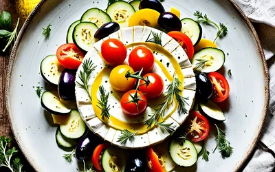 Recette facile de Tian Provençal au Fromage de Chèvre fondant
