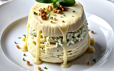 Timbale de macaronis au gorgonzola fondant : recette facile et gourmande