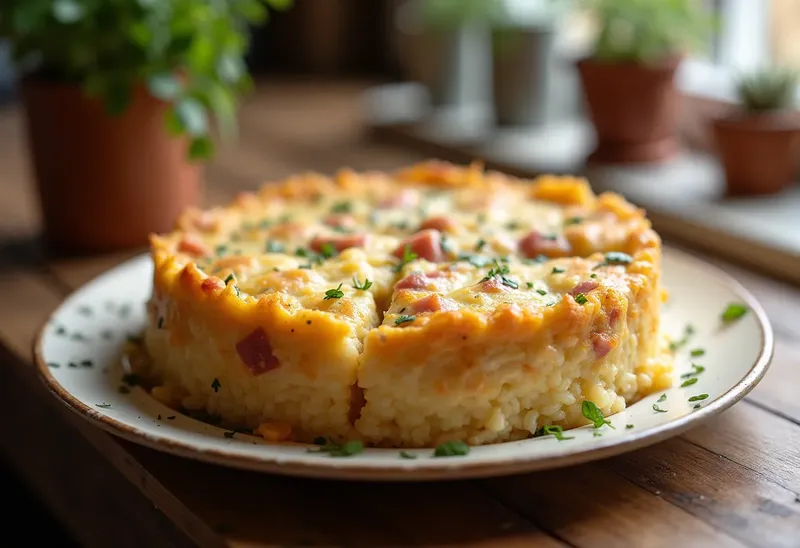 Timbale milanaise savoureuse aux saveurs italiennes
