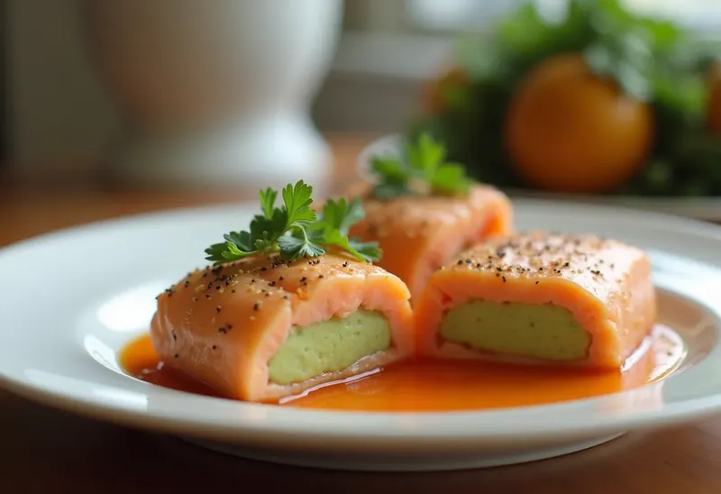 Timbales de Saumon à la Mousse de Courgettes au Micro-ondes : Recette Facile et Rapide