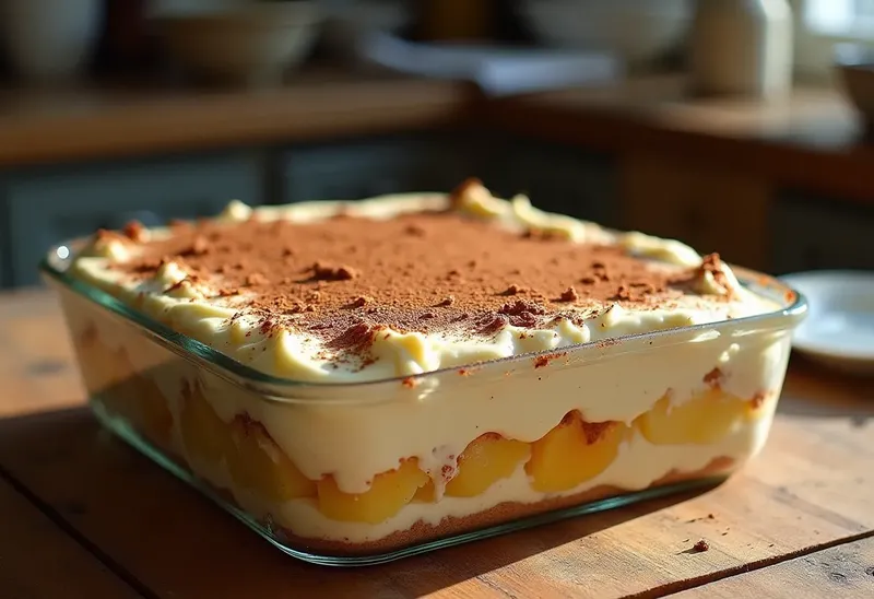 Tiramisu à l'ananas frais : dessert exotique et gourmand