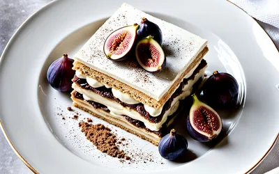 Recette facile de tiramisu aux figues fraîches et mascarpone