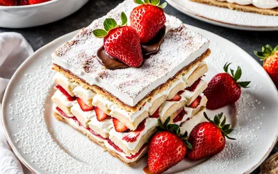 Recette facile de tiramisu aux fraises gourmand et rapide