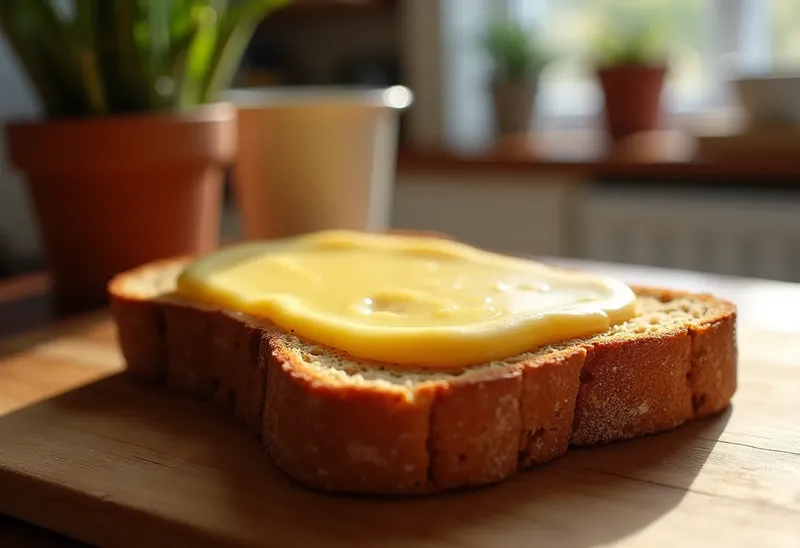 Toast fondant à l'époisses sur pain d'épices croustillant
