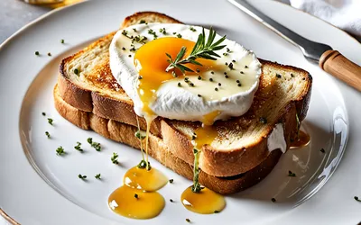 Toast gourmand au chèvre frais et sirop de miel - recette facile et rapide