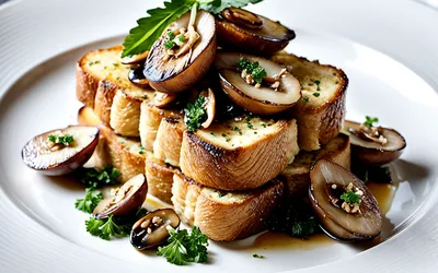 Toast gourmand au foie gras et champignons sautés - recette facile et rapide