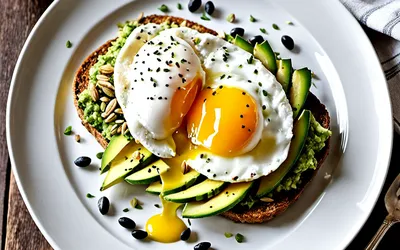 Photo de Toast avocat et œuf poché : recette facile pour un petit-déjeuner sain et gourmand