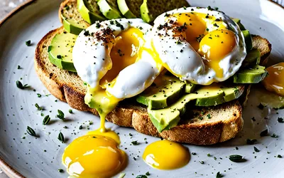 Recette facile de toasts aux œufs pochés et avocat - Brunch gourmand
