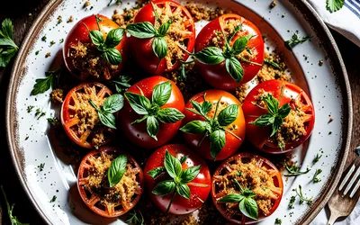 Tomates à la Provençale : Recette Facile et Savoureuse pour une Entrée Provençale