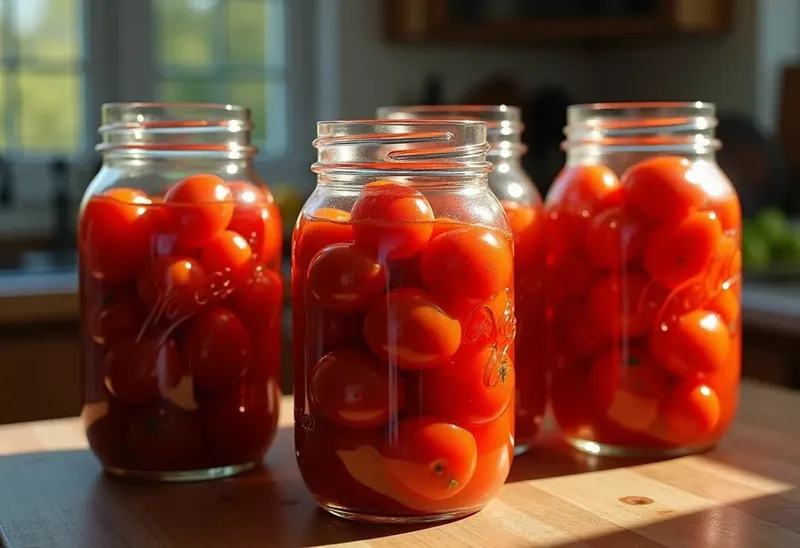 Tomates en bocaux maison : la recette facile et savoureuse
