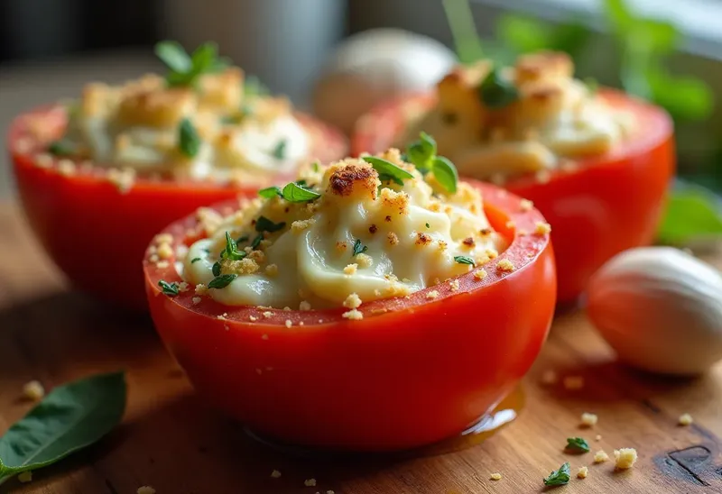 Tomates Farcies au Chèvre Chaud : Recette Facile et Savoureuse