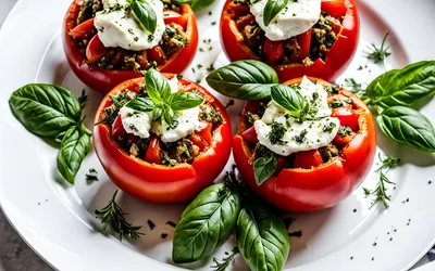 Recette facile de tomates farcies au fromage de chèvre frais