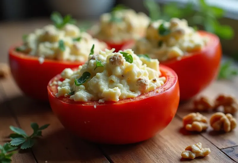 Tomates Farcies au Roquefort : Recette Savoureuse et Facile