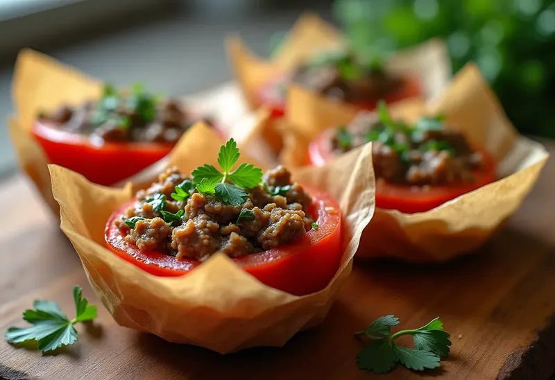 Tomates Farcies en Papillotes Froides : Recette Fraîche et Savoureuse