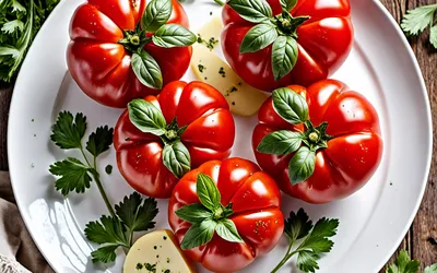 Tomates Farcies au Petit Suisse : Recette Facile et Gourmande pour 1 Personne