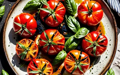 Tomates sucré-salé grillées au barbecue : recette facile et savoureuse