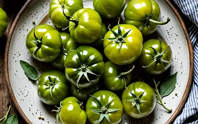 Tomates Vertes au Vinaigre : Recette Facile et Savoureuse