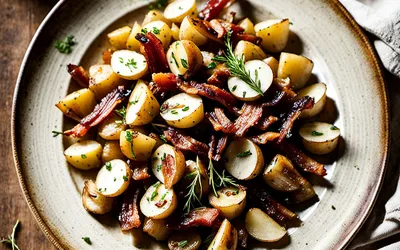 Topinambours braisés aux petits lardons : recette facile et savoureuse