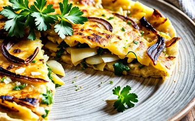 Recette facile de tortilla espagnole traditionnelle pour une personne