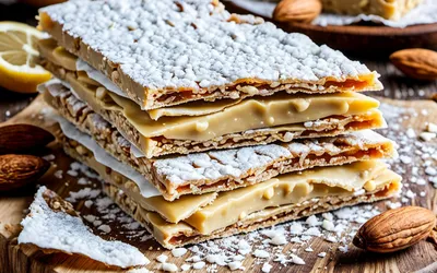 Recette facile de touron traditionnel espagnol aux amandes