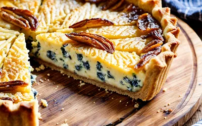 Tourte au Fromage Bleu Fondant : Recette Facile et Gourmande