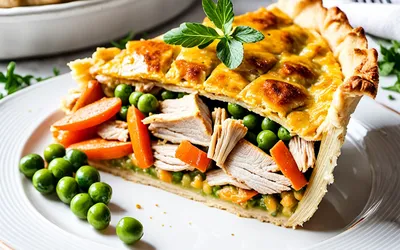 Tourte au Poulet et Curry : Recette Facile et Savoureuse