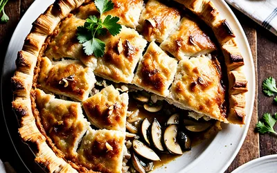 Tourte au poulet maison facile et savoureuse - Recette traditionnelle