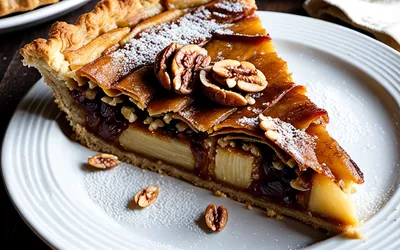 Recette Authentique de Tourte aux Noix de l'Engadine Suisse