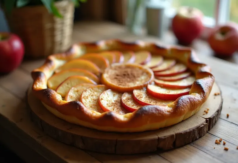 Tourte aux pommes maison : recette facile et gourmande