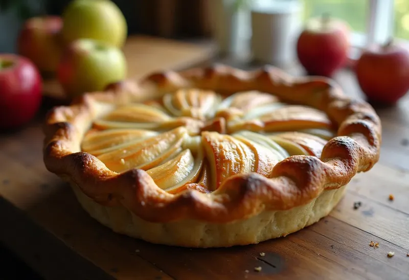 Tourte canadienne aux pommes fondantes et épicées