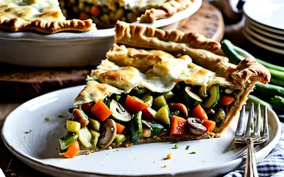 Recette facile de tourte de légumes maison gourmande
