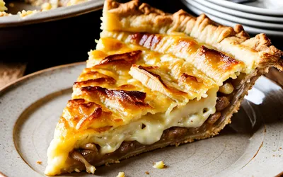 Tourte de pommes de terre fondante et dorée - Recette facile et gourmande