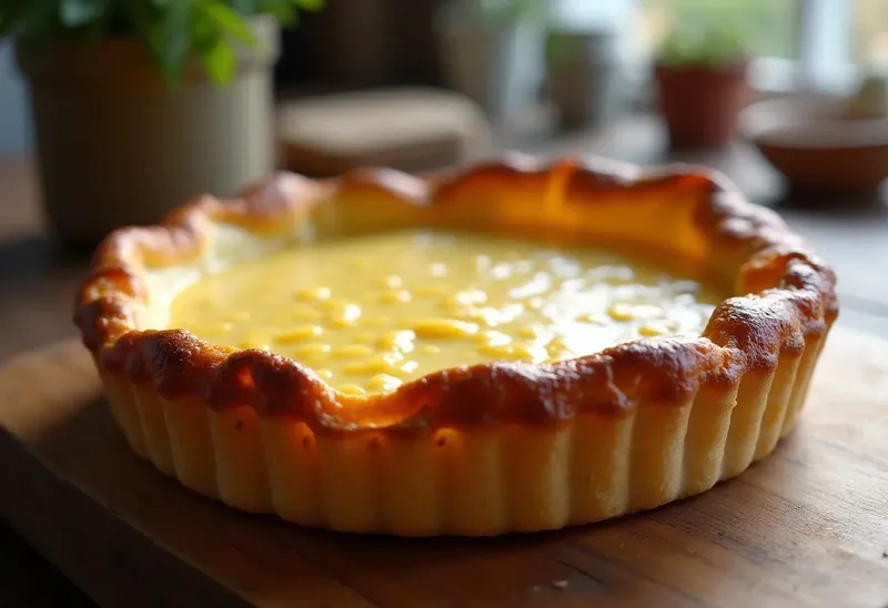 Tourte fondante au fromage : recette gourmande et facile