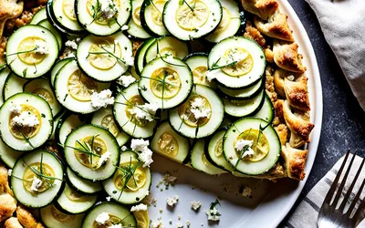 Tourte courgette et feta facile : recette savoureuse et rapide