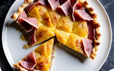 Recette facile de tourte au jambon et fromage fondant