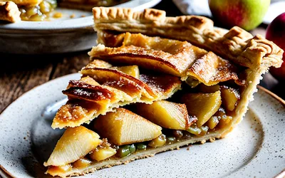 Tourte Fidget Pie aux Pommes et Cannelle - Recette Facile et Gourmande