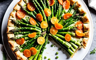 Tourte printanière aux légumes frais et herbes - Recette facile et savoureuse