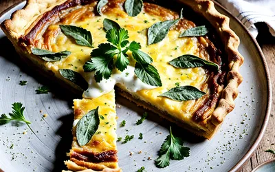 Tourte au brocciu et anchois : recette corse facile et gourmande