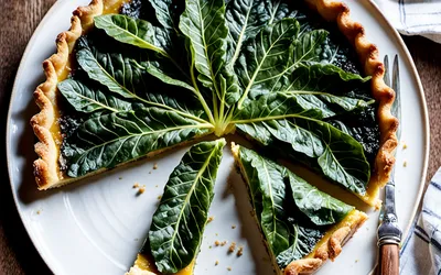 Tourte sucrée aux blettes fondantes et épices douces - recette facile et gourmande