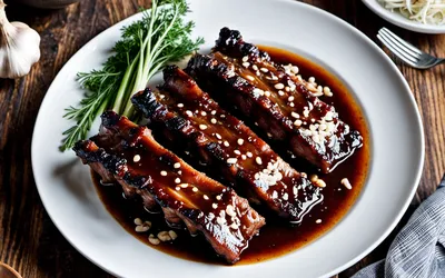 Travers de porc caramélisés à la sauteuse : recette facile et rapide