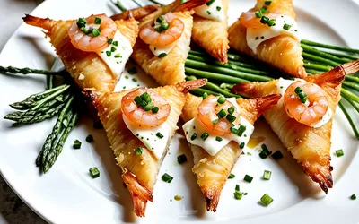 Triangles croustillants aux crevettes : recette facile et rapide