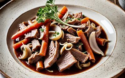 Recette de tripes à la crème et au vin rouge facile et savoureuse